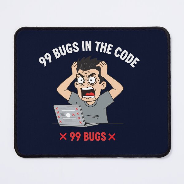Item preview, 99 Bugs in the Code T Shirt  Funny Programmer Debugging Cartoon Humor designed and sold by Design-Pro-21.