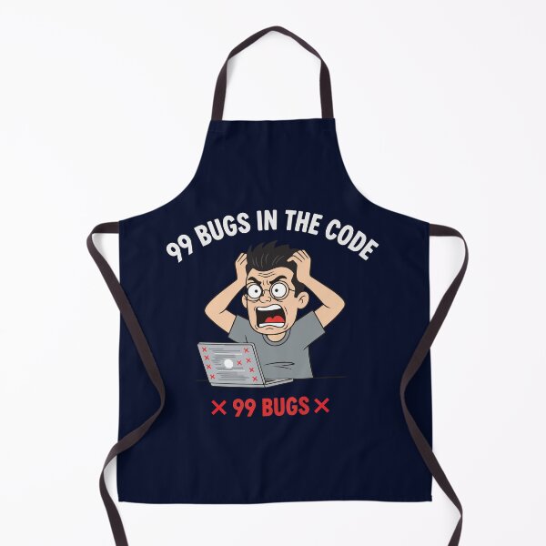 Item preview, 99 Bugs in the Code T Shirt  Funny Programmer Debugging Cartoon Humor designed and sold by Design-Pro-21.