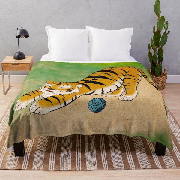 Item preview, The Tiger’s Sunlit Awakening: Morning in the Garden  designed and sold by QamarART Paintings.