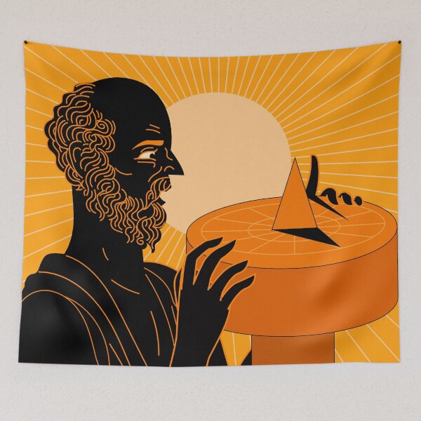 Item preview, eratosthenes of cyrene measuring the earth circumference designed and sold by matintheworld ( delcarmat ).