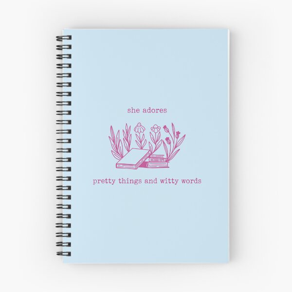 Item preview, She Adores Pretty Things And Witty Words  designed and sold by HowToCanadian.