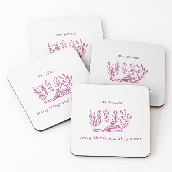 Item preview, She Adores Pretty Things And Witty Words  designed and sold by HowToCanadian.