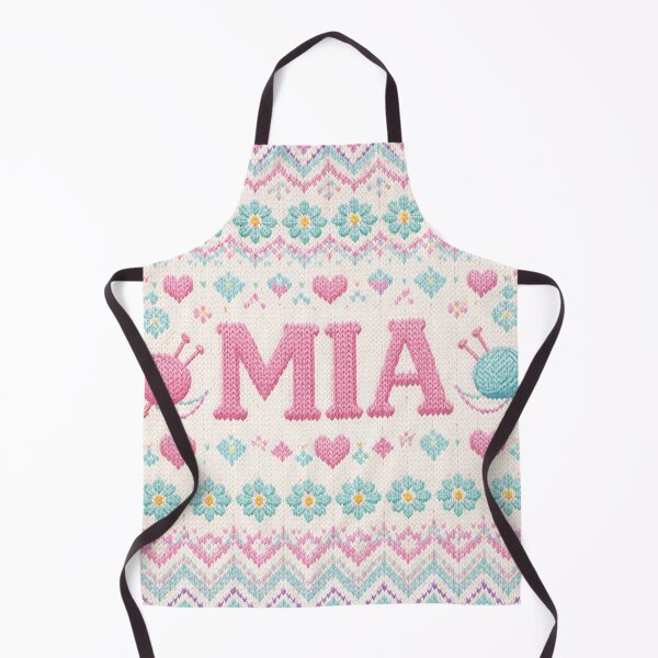 Item preview, Mia knitting design with flowers in a playful pastel look designed and sold by Mauswohn.