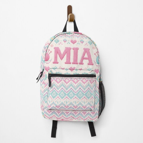 Item preview, Mia knitting design with flowers in a playful pastel look designed and sold by Mauswohn.