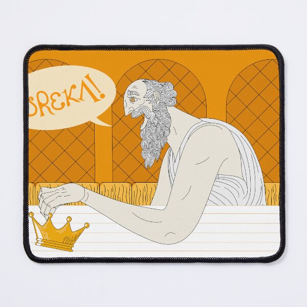 Item preview, archimedes discovering the principle of buoyancy designed and sold by matintheworld ( delcarmat ).