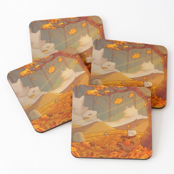 Item preview, Halloween Cat and Pumpkin designed and sold by Plaifa-Art.
