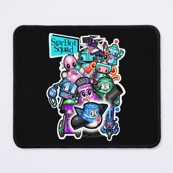 Item preview, StarBot Squad designed and sold by MetroINKbooks.