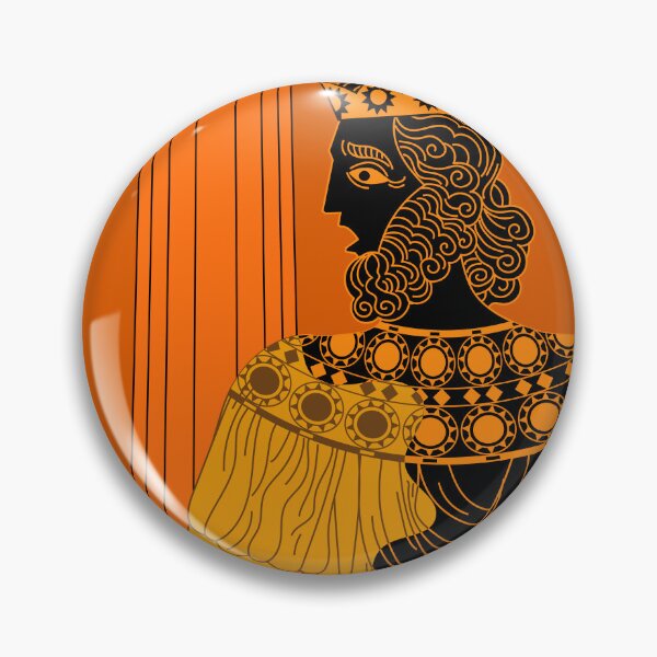 Item preview, king midas turning into gold in ancient greek vase style designed and sold by matintheworld ( delcarmat ).