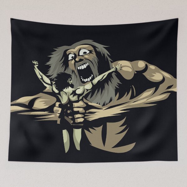 Item preview, cronos devouring his children in greek mythology designed and sold by matintheworld ( delcarmat ).