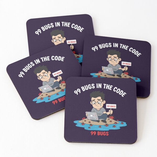 Item preview, 99 Bugs in the Code T-Shirt  Funny Programmer Debugging Meme designed and sold by Design-Pro-21.