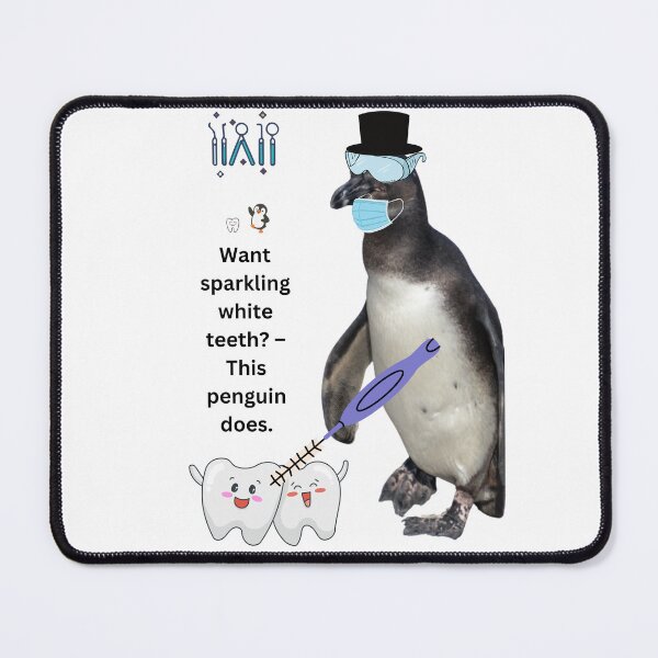Item preview, Penguin Dentist Collection - Want sparkling white teeth? – This penguin does. designed and sold by Katja LebenFreude.