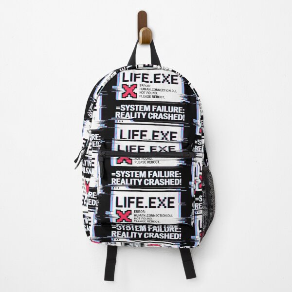 Item preview, Life Exe System Failure - Glitch Aesthetic Digital Art designed and sold by SplashTastic.