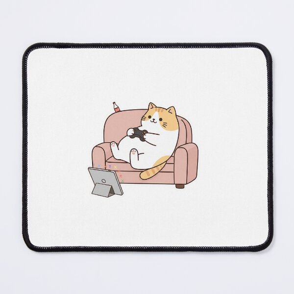 Item preview, Lazy Gamer Cat - Noopnyang Studio designed and sold by NoopnyangStudio.