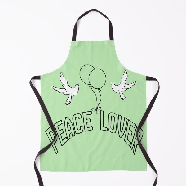 Item preview, Peace Lover Typography Design – Cute Positive Quote Minimal Line Art designed and sold by NilofaDesigns.