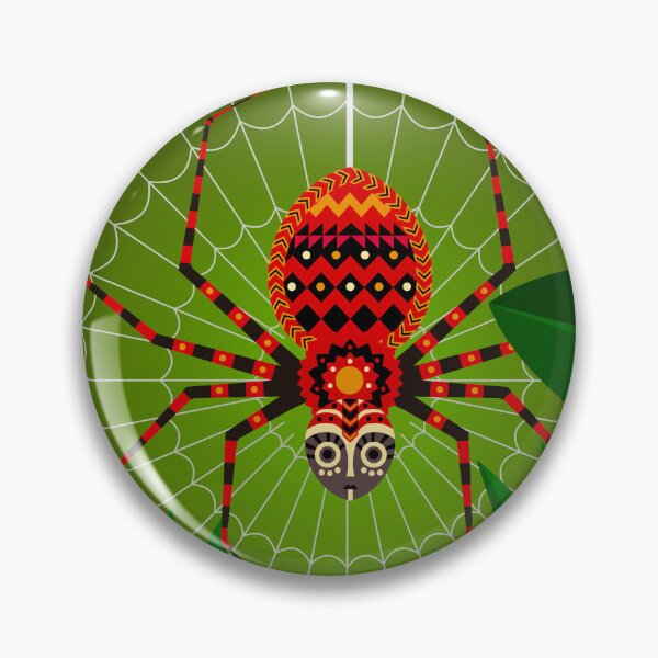 Item preview, anansi spider god of dreams in the jungle designed and sold by matintheworld ( delcarmat ).