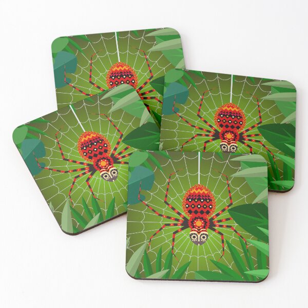 Item preview, anansi spider god of dreams in the jungle designed and sold by matintheworld ( delcarmat ).