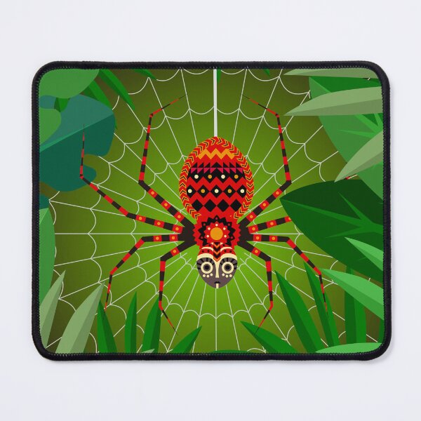 Item preview, anansi spider god of dreams in the jungle designed and sold by matintheworld ( delcarmat ).