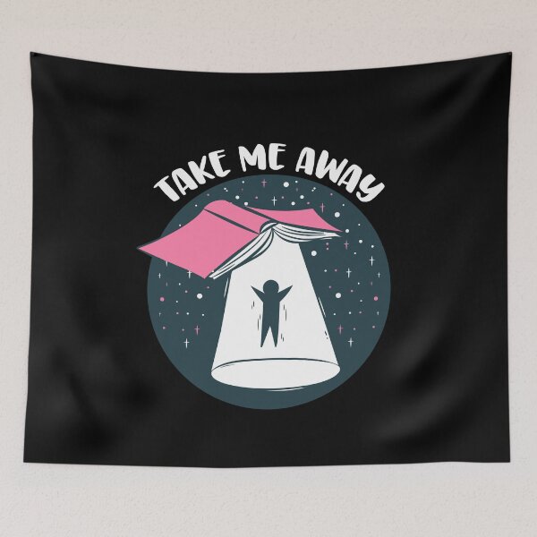 Item preview, Funny Book UFO Take Me Away - Reader Bookaholic Love Books designed and sold by farhanhafeez.