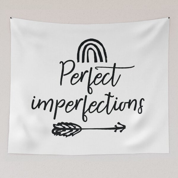 Item preview, Perfect imperfections designed and sold by CuteAndQuotes.