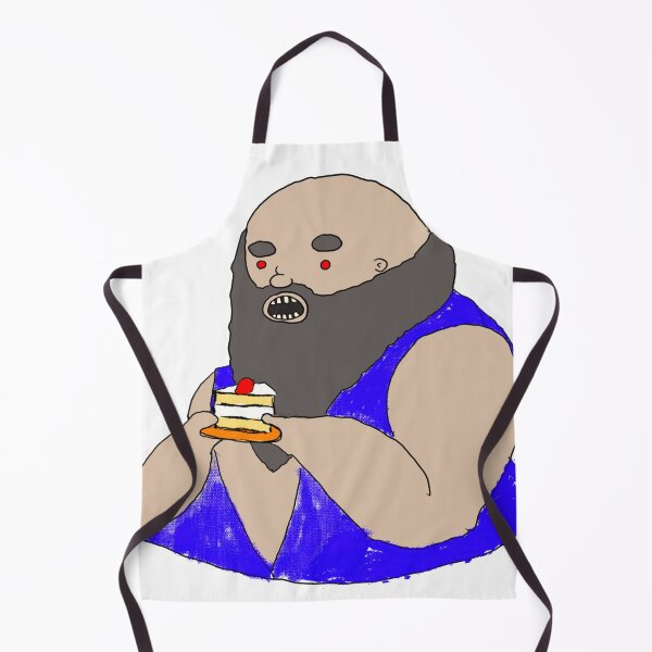 Item preview, Beefcake eating cake designed and sold by wizardnoodles.