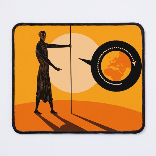 Item preview, eratosthenes of cyrene measuring the earth circumference designed and sold by matintheworld ( delcarmat ).