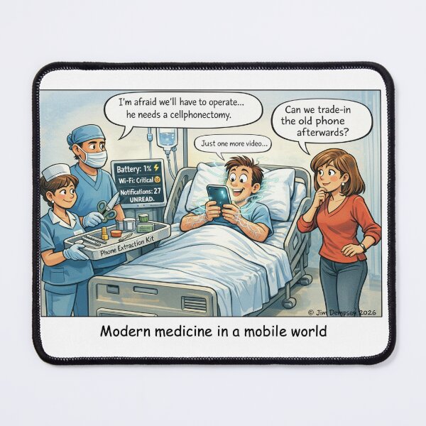 Item preview, Cell phone addiction designed and sold by cartoon-stuff.