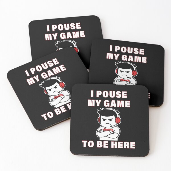 Item preview, I Pouse My Game To Be Here T-Shirt  Funny Gamer Meme Shirt designed and sold by Design-Pro-21.
