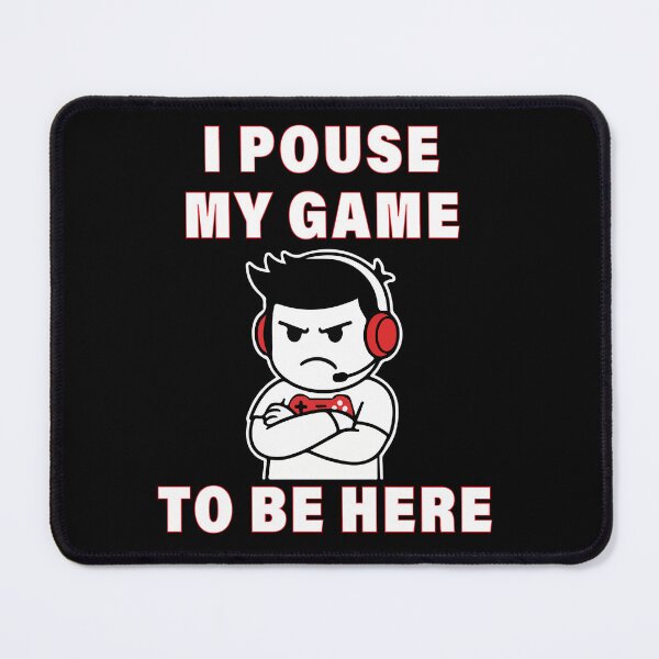 Item preview, I Pouse My Game To Be Here T-Shirt Funny Gamer Meme Shirt designed and sold by Design-Pro-21.