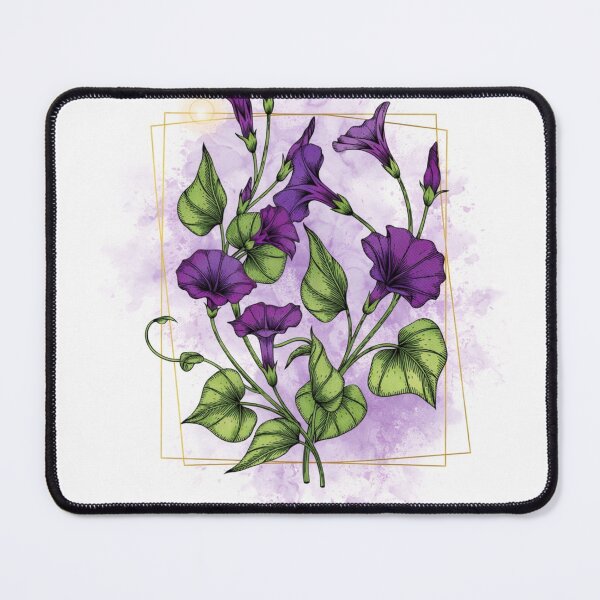 Item preview, September Birth Flower – Morning Glory Botanical Illustration designed and sold by ByKubraArt.