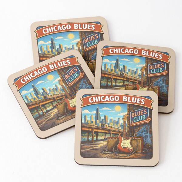 Item preview, Chicago Blues, Illinois designed and sold by Myra365Art.