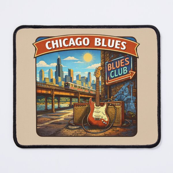 Item preview, Chicago Blues, Illinois designed and sold by Myra365Art.