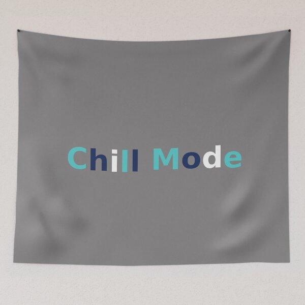 Item preview, Chill Mode Text Design Relaxed Vibe Typography designed and sold by AlienTechs.