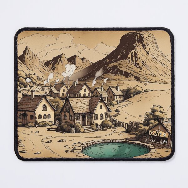 Item preview, mountain village designed and sold by Pixie prints .