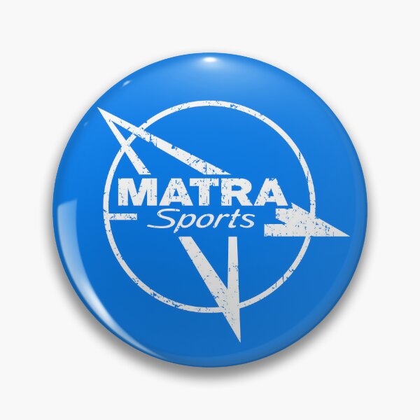 Item preview, Vintage Matra Sports emblem - White worn look print designed and sold by retropetrol.