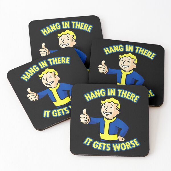 Item preview, Hang In There It Gets Worse Sarcastic Humor designed and sold by freelancerdpro.