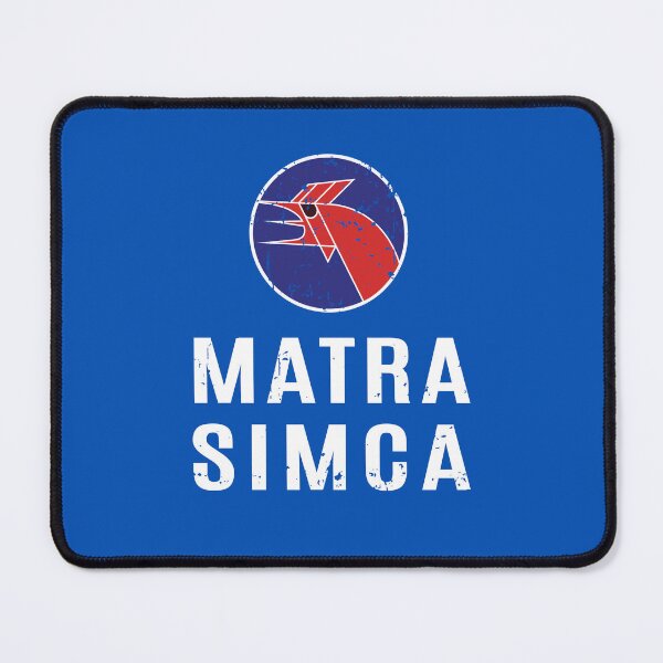 Item preview, Matra Simca 1973 distressed worn print designed and sold by retropetrol.