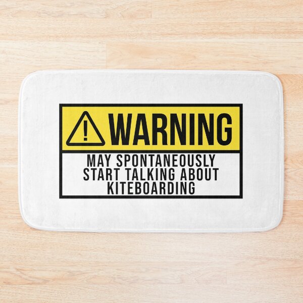Item preview, Kiteboarding Warning designed and sold by XCIV.