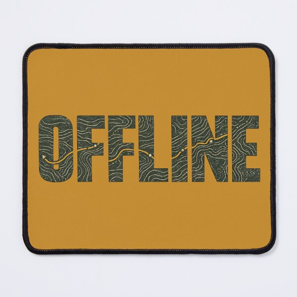 Item preview, Topo Escape — OFFLINE Map Typography designed and sold by Planthem.