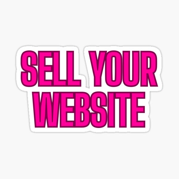Sell Website Sticker