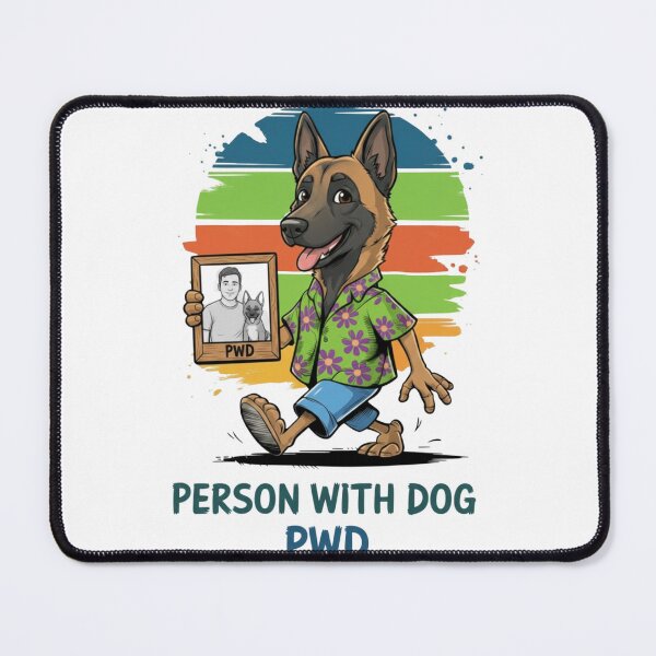 Item preview, Person With Dog Malinois Lover Art Design designed and sold by JG2A.