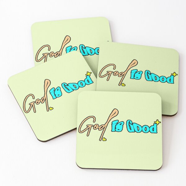 Item preview, God Is Good – Religious Design with Beautiful and Colorful Letters designed and sold by AstronautMerch.