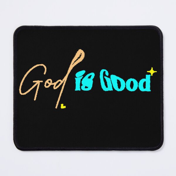 Item preview, God Is Good – Religious Design with Beautiful and Colorful Letters designed and sold by AstronautMerch.