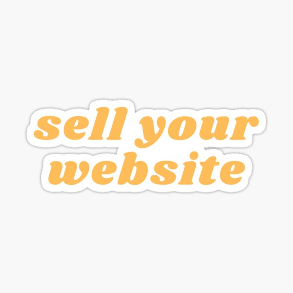 Sell Website Sticker