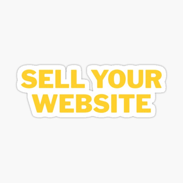 Sell Website Sticker