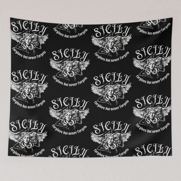 Item preview, Sicilian Pride Forgives But Never Forgets Trinacria Graphic designed and sold by jakaun.