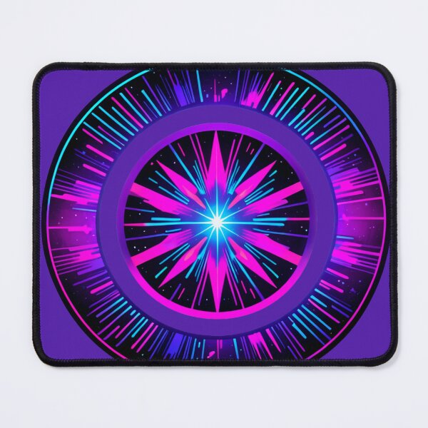 Item preview, Neon Cosmic Portal with Radiant Energy designed and sold by NovaDigitalArt45.
