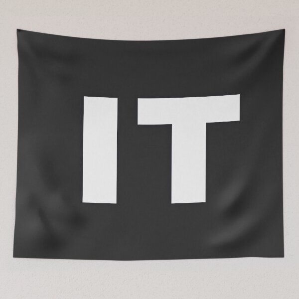 Item preview, IT — White Minimal Bold Type Statement designed and sold by WORDPAUSE.