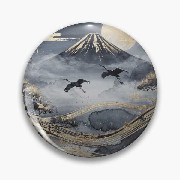 Item preview, Golden Moon over Fuji designed and sold by ワビ東京.
