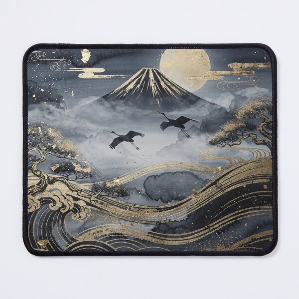 Item preview, Golden Moon over Fuji designed and sold by ワビ東京.