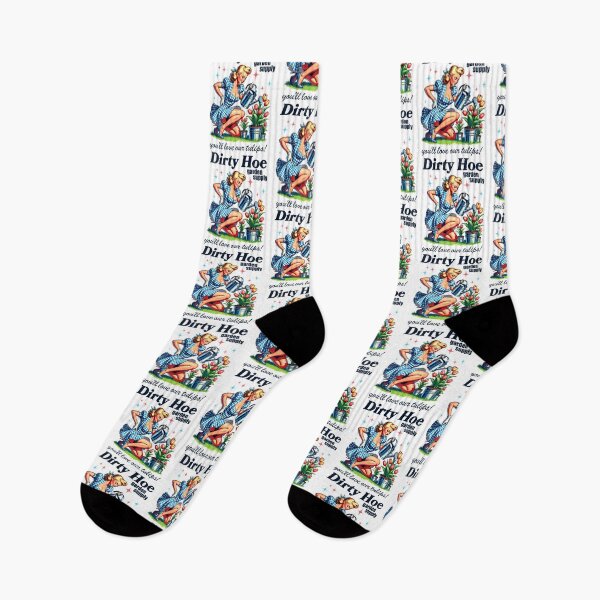 Item preview, Dirty Hoe Garden Supply Retro Pinup Tulip Humor Sarcastic designed and sold by jakaun.